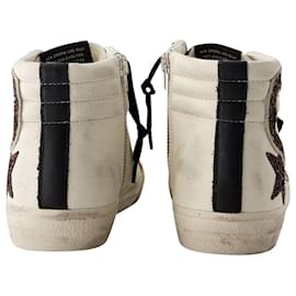 Golden Goose Deluxe Brand-Scarpe da ginnastica Slide - Golden Goose Deluxe Brand - Pelle - Bianco-Bianco