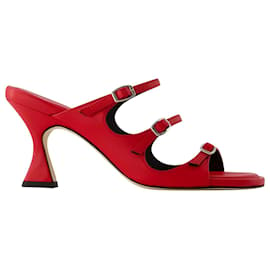 Carel-Kitty Sandals - Carel - Leather - Red-Red