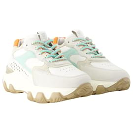 Hogan-Sneakers Hyperactive - Hogan - Pelle - Grigia/marrone-Bianco