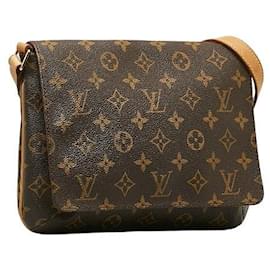 Louis Vuitton-Louis Vuitton Monogram Musette Tango Sac à bandoulière en toile à sangle courte M51257 en bon état-Autre