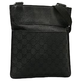 Gucci-Bolso bandolera de lona Gucci GG Bolso de hombro de lona 27639 en buen estado-Otro