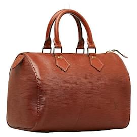 Louis Vuitton-Louis Vuitton Epi Speedy 25 Leather Handbag M43013 in Fair condition-Other