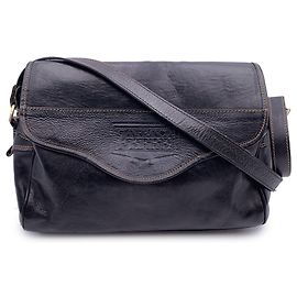 Gianfranco Ferré Borsa a tracolla vintage in pelle nera Nero