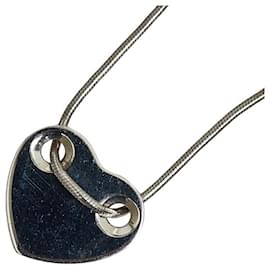 Tiffany & Co-Collar de placa de corazón de plata-Otro