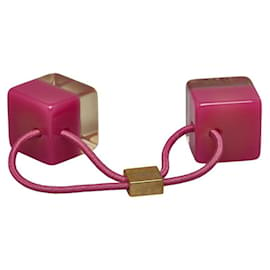 Louis Vuitton-Louis Vuitton Monogram Hair Cube Accessory Plastic Hair Accessory M65321 in Good condition-Other