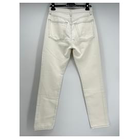 Autre Marque-WARDROBE NYC Jeans T.US 27 Baumwolle-Weiß