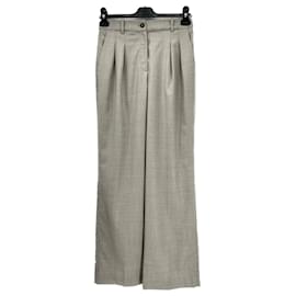 Autre Marque-LOULOU STUDIO  Trousers T.International XS Wool-Grey