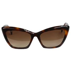 Max Mara Brown tortoise shell cat eye sunglasses Brown