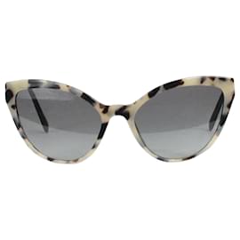 Miu Miu-Occhiali da sole cat eye in tartaruga multicolor-Multicolore