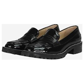 Jimmy Choo-Black patent loafers - size EU 37.5-Black