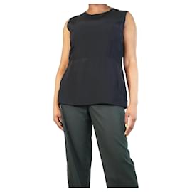 Marni-Black sleeveless round-neck wool top - size UK 14-Black