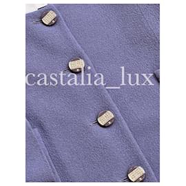 Chanel-Giacca in tweed La Riviera con bottoni gioiello CC.-Lavanda