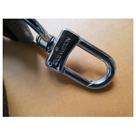 Louis Vuitton-Louis Vuitton shoulder strap for Keepall travel bag-Grey