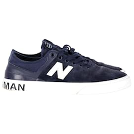 New Balance-Junya Watanabe MAN x New Balance Comp 100 Sneakers in Navy Blue Suede-Navy blue