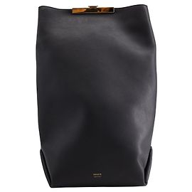 Khaite Iris Backpack in Black Leather Black