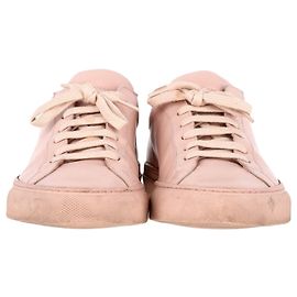 Autre Marque Common Projects Original Achilles Low Sneakers in Pink Leather Pink
