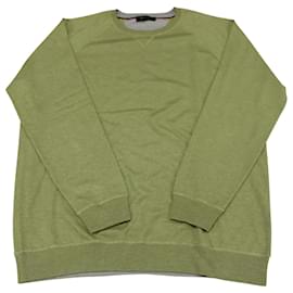 Loro Piana-Loro Piana Melange Sweater in Green Silk-Green