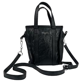 Balenciaga-Balenciaga Leather City Small Bag-Black
