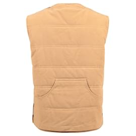 Gucci-Gucci Moleskin Vest With Suede Details-Other,Python print