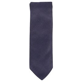 Prada Printed Tie in Navy Blue Silk Blue Navy blue