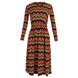 Missoni-Missoni Printed Midi Dress in Multicolor Viscose-Other