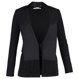 Blazer à Franges Givenchy en Viscose Noire Noir