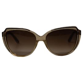 Miu Miu-Miu Miu Square Sunglasses in Beige Acetate -Brown,Beige
