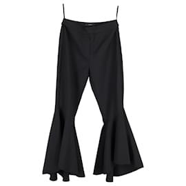 Ellery-Ellery Flared Trousers in Black Polyester-Black