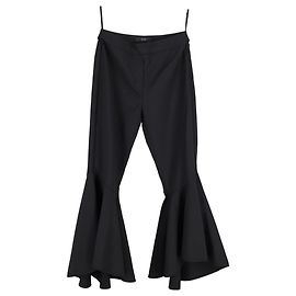 Schlaghose Ellery aus schwarzem Polyester Schwarz