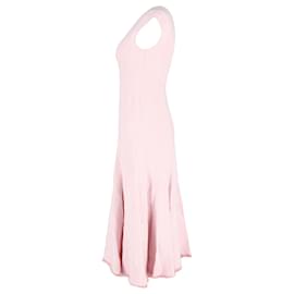 Gabriela Hearst-Gabriela Hearst Cap Sleeve Dress in Pink Viscose-Pink