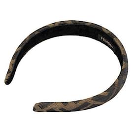 Fendi-Zucca Canvas Headband-Other