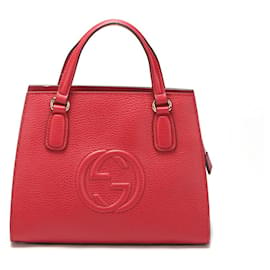 Gucci-Sac bandoulière en cuir Gucci Leather Soho Satchel en excellent état-Autre