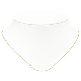 Autre Marque-18k Collana con ciondolo sorriso a T in oro-Altro