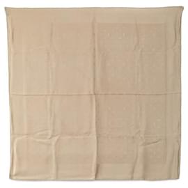 Louis Vuitton-Louis Vuitton Monogram Silk Scarf Cotton Scarf in Good condition-Other