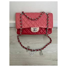 Chanel-Classic-Pink,Red