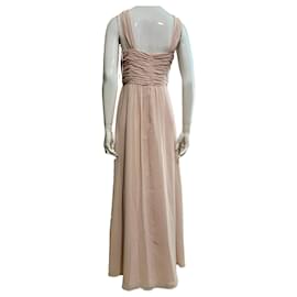 Jenny Packham-Soft pink evening gown with crystal embellishment-Pink