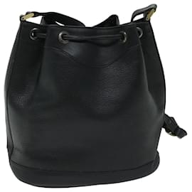 Autre Marque-Burberrys Shoulder Bag Leather Black Auth 68201-Black