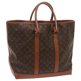 Louis Vuitton-LOUIS VUITTON Monogramm Sac Weekend GM Einkaufstasche M.42420 LV Auth 68408-Monogramm