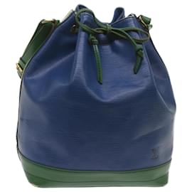 Louis Vuitton-Borsa a tracolla LOUIS VUITTON Epi Noe bicolore verde blu M44044 LV Aut 67967-Blu,Verde