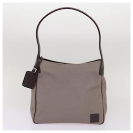 Bally-BALLY Shoulder Bag Canvas 3Set Beige Brown Auth bs12338-Brown,Beige
