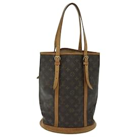 Louis Vuitton-LOUIS VUITTON Monogram Bucket GM Shoulder Bag M42236 LV Auth 68385-Monogram