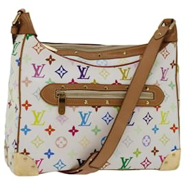 Louis Vuitton-LOUIS VUITTON Monogram Multicolor Boulogne Bolso De Hombro Blanco M92660 autenticación 67464UNA-Blanco