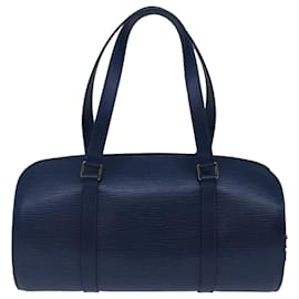 Louis Vuitton-Bolsa LOUIS VUITTON Epi Soufflot Azul Myrtille M5222G LV Auth 67456UMA-Azul,Outro