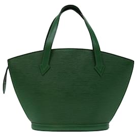 Louis Vuitton-LOUIS VUITTON Epi Saint Jacques Hand Bag Green M52274 LV Auth 67772-Green
