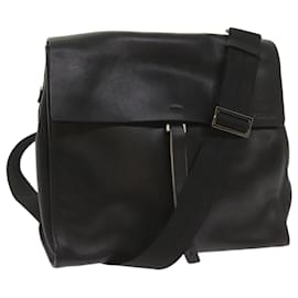 Prada-PRADA Shoulder Bag Leather Black Auth ep3608-Black