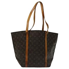 Louis Vuitton-LOUIS VUITTON Monogram Sac Shopping Tote Bag M51108 Auth LV 67786-Monogramme