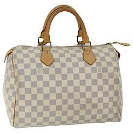 Louis Vuitton-Louis Vuitton Damier Azur Speedy 30 Handtasche N.41533 LV Auth 68405-Andere