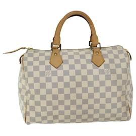 Louis Vuitton-Louis Vuitton Damier Azur Speedy 30 Hand Bag N41533 Auth LV 68405-Autre