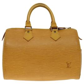 Louis Vuitton-Louis Vuitton Epi Speedy 25 Bolsa de mão Tassili Yellow M43019 Autenticação de LV 67674-Outro