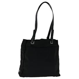 Prada-PRADA Shoulder Bag Nylon Black Auth ac2809-Black
